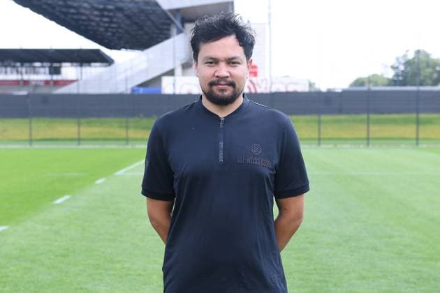 Rot Weiss Essen 3 Liga, portrait date 2023 2024 Andreas Ganzinger Supervisor Rot Weiss Essen 3 Liga, portrait date 2023 2024 xRx