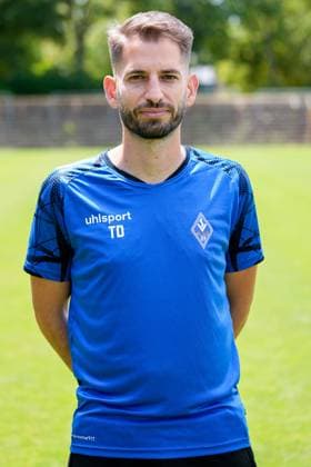 Theodoros Dedes Co coach SV Waldhof Mannheim 3 Liga, portrait date 2023 2024 xozx