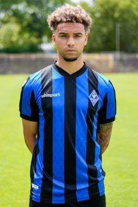 Jalen Hawkins SV Waldhof Mannheim 3 league, portrait date 2023 2024 xozx