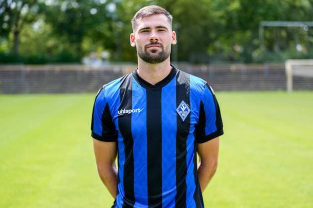 Tim Sechelmann SV Waldhof Mannheim 3 league, portrait date 2023 2024 xozx