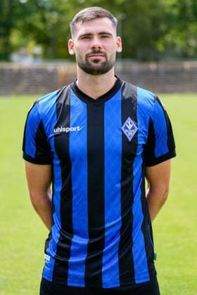 Tim Sechelmann SV Waldhof Mannheim 3 league, portrait date 2023 2024 xozx