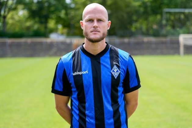 Marcel Seegert SV Waldhof Mannheim 3 league, portrait date 2023 2024 xozx