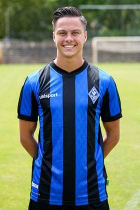 Minos Gouras SV Waldhof Mannheim 3 league, portrait date 2023 2024 xozx