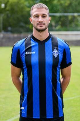 Pascal Sohm SV Waldhof Mannheim 3 league, portrait date 2023 2024 xozx