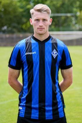 Malte Karbstein SV Waldhof Mannheim 3 league, portrait date 2023 2024 xozx