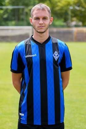Angelo Gattermayer SV Waldhof Mannheim 3 league, portrait date 2023 2024 xozx