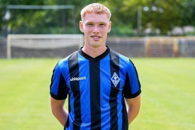 Luca Bolay SV Waldhof Mannheim 3 league, portrait date 2023 2024 xozx