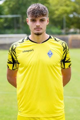 Malwin Zok goalkeeper SV Waldhof Mannheim 3 league, portrait date 2023 2024 xozx
