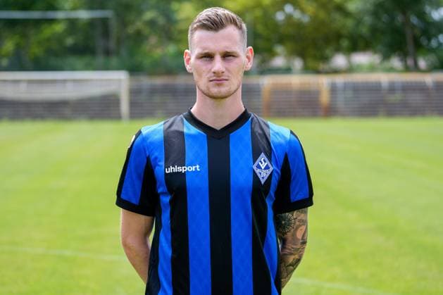 Jonas Carls SV Waldhof Mannheim 3 league, portrait date 2023 2024 xozx
