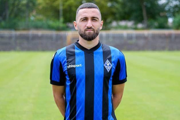 Berkan Taz SV Waldhof Mannheim 3 league, portrait date 2023 2024 xozx