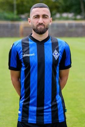 Berkan Taz SV Waldhof Mannheim 3 league, portrait date 2023 2024 xozx
