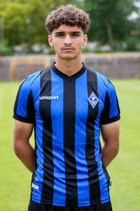 Mikail Sentürk SV Waldhof Mannheim 3 league, portrait date 2023 2024 xozx