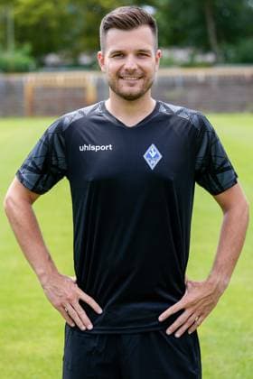 Yannick Heck Team manager SV Waldhof Mannheim 3 Liga, portrait date 2023 2024 xozx