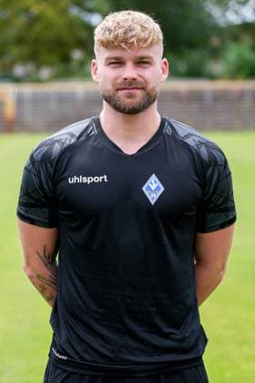 Florian Kloger Physiotherapist SV Waldhof Mannheim 3 League, portrait date 2023 2024 xozx