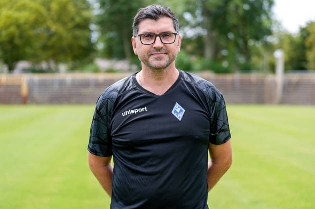 Dr Konstantinos Cafaltzis team doctor SV Waldhof Mannheim 3 Liga, portrait date 2023 2024 xozx