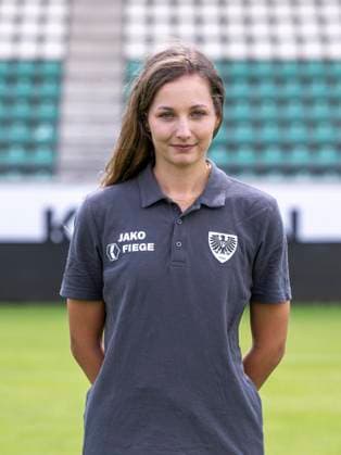 Physiotherapist Kira Loose SC Preußen Münster 06 3 Liga, portrait date 2023 2024, Copyright: xDavidxInderliedx