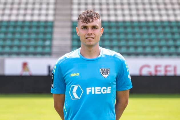 Tom Müller SC Preußen Münster 06 3 league, portrait date 2023 2024, Copyright: xDavidxInderliedx