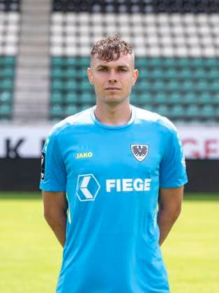 Tom Müller SC Preußen Münster 06 3 league, portrait date 2023 2024, Copyright: xDavidxInderliedx