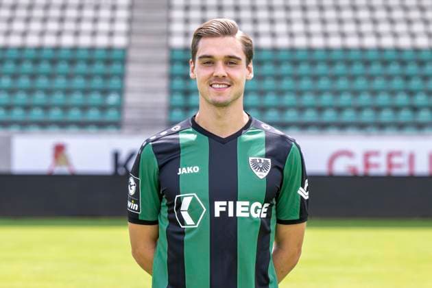 Thomas Kok SC Preußen Münster 06 3 league, portrait date 2023 2024, Copyright: xDavidxInderliedx