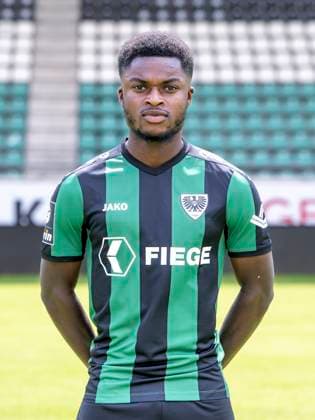 Daniel Kyerewaa SC Preußen Münster 06 3 league, portrait date 2023 2024, Copyright: xDavidxInderliedx
