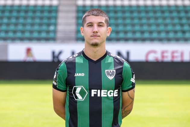 Darius Ghindovean SC Preußen Münster 06 3 Liga, Porträttermin 2023 2024, Copyright: xDavidxInderliedx