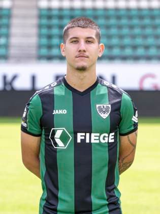 Darius Ghindovean SC Preußen Münster 06 3 Liga, Porträttermin 2023 2024, Copyright: xDavidxInderliedx