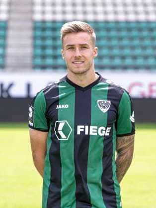 Joel Grodowski SC Preußen Münster 06 3 league, portrait date 2023 2024, Copyright: xDavidxInderliedx