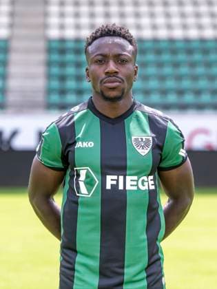 Shaibou Oubeyapwa SC Preußen Münster 06 3 Liga, portraits date 2023 2024, Copyright: xDavidxInderliedx