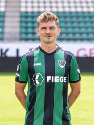 Thorben Deters SC Preußen Münster 06 3 league, portrait date 2023 2024, Copyright: xDavidxInderliedx