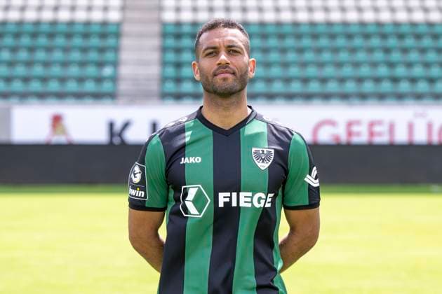 Andrew Wooten SC Preußen Münster 06 3 Liga, portrait date 2023 2024, Copyright: xDavidxInderliedx