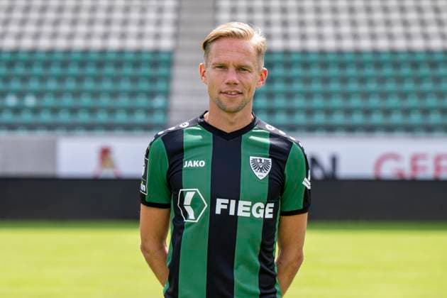 Dennis Grote SC Preußen Münster 06 3 league, portrait date 2023 2024, Copyright: xDavidxInderliedx