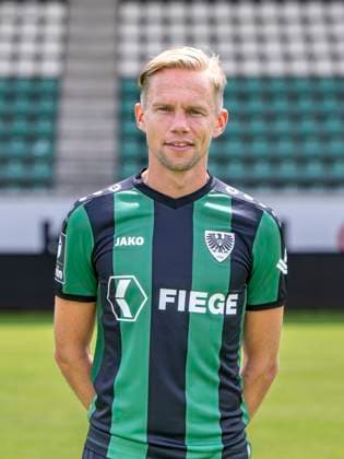 Dennis Grote SC Preußen Münster 06 3 league, portrait date 2023 2024, Copyright: xDavidxInderliedx