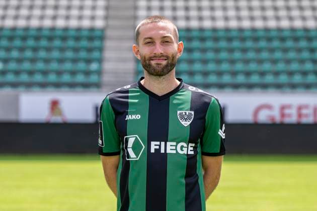 Rico Preißinger SC Preußen Münster 06 3 league, portrait date 2023 2024, Copyright: xDavidxInderliedx
