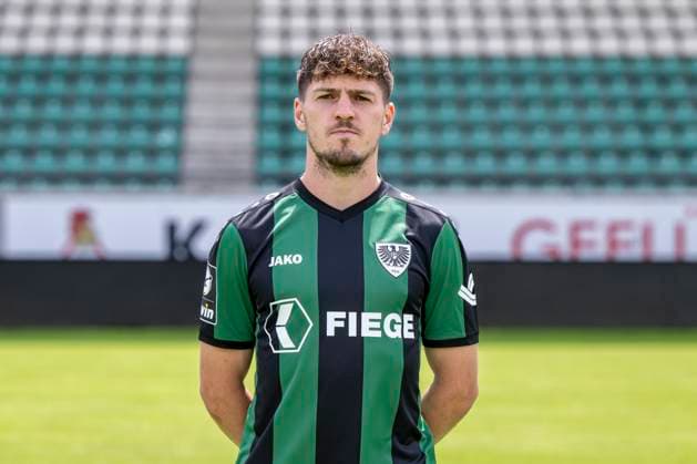 Dominik Schad SC Preußen Münster 06 3 Liga, Porträttermin 2023 2024, Copyright: xDavidxInderliedx
