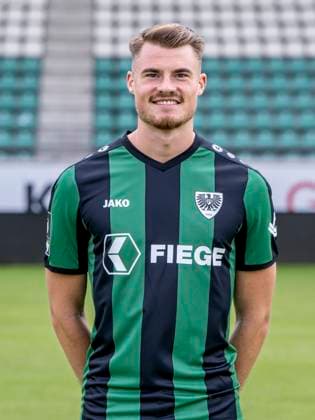 Niko Koulis SC Preußen Münster 06 3 league, portrait date 2023 2024, Copyright: xDavidxInderliedx