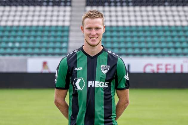 Gerrit Wegkamp SC Preußen Münster 06 3 league, portrait date 2023 2024, Copyright: xDavidxInderliedx