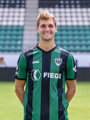 Lukas Frenkert SC Preußen Münster 06 3 Liga, Porträttermin 2023 2024, Copyright: xDavidxInderliedx