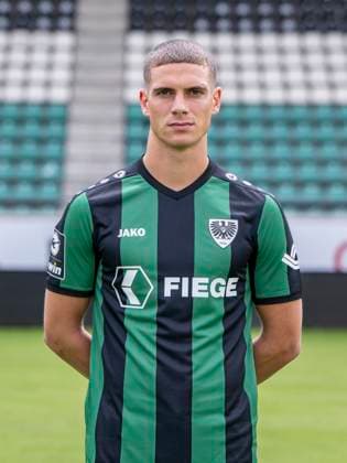 Luca Bazzoli SC Preußen Münster 06 3 league, portrait date 2023 2024, Copyright: xDavidxInderliedx