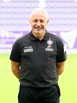 Teampraesentation Erz Aue Football 3 Liga Coach Pavel Dotchev 3 Liga, Porträttermin 2023 2024 , Aue, 22 08 2020, Erzgebirgsstadion, Football , Only editorial use Only editorial use ,