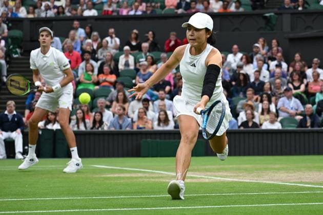 2023 Wimbledon Mixed Final Runnerup Joran Vliegen BEL Xu Yifan CHN