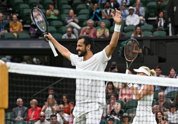 2023 Wimbledon Mixed Final Winner Mate Pavic CRO Lyudmyla Kichenok UKR
