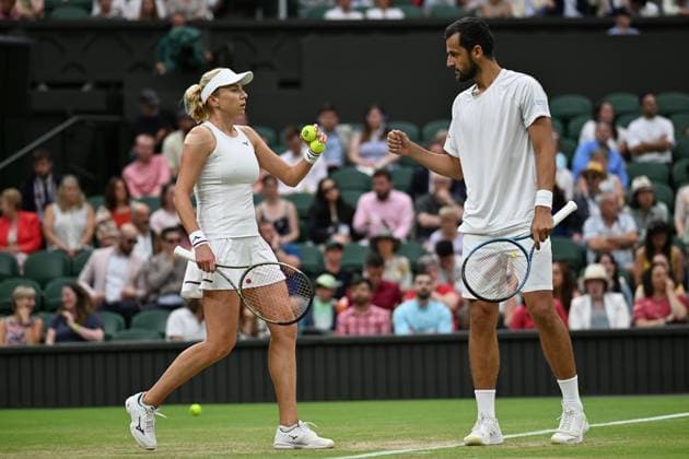 2023 Wimbledon Mixed Final Winner Mate Pavic CRO Lyudmyla Kichenok UKR