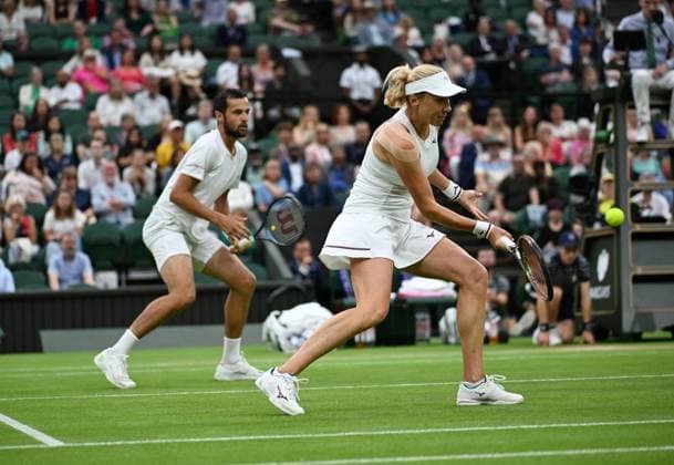 2023 Wimbledon Mixed Final Winner Mate Pavic CRO Lyudmyla Kichenok UKR