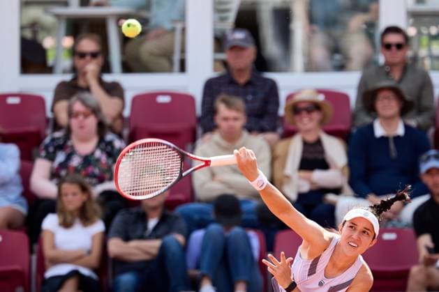 BÅSTAD 20230714 Louisa Chirico, USA, in the semi-final of the Nordea Open tennis tournament in Bastad BÅSTAD SVERIGE Tennis x11830x  Copyright: xAndersxBjurö TTx NORDEA OPEN 2023