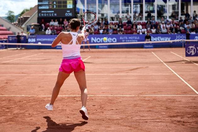 BÅSTAD 20230714 Emma Navarro, USA in the semi-final of the Nordea Open tennis tournament in Bastad BÅSTAD SVERIGE Tennis x11830x  Copyright: xAndersxBjurö TTx NORDEA OPEN 2023