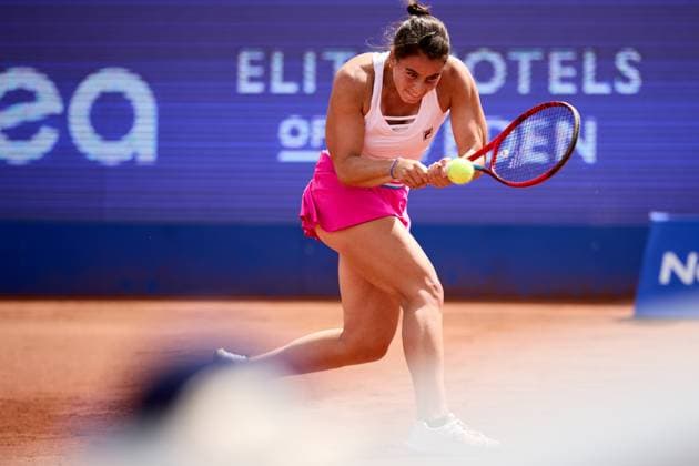 BÅSTAD 20230714 Emma Navarro, USA in the semi-final of the Nordea Open tennis tournament in Bastad BÅSTAD SVERIGE Tennis x11830x  Copyright: xAndersxBjurö TTx NORDEA OPEN 2023