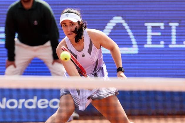 BÅSTAD 20230714 Louisa Chirico, USA in the semi-final of the Nordea Open tennis tournament in Bastad BÅSTAD SVERIGE Tennis x11830x  Copyright: xAndersxBjurö TTx NORDEA OPEN 2023