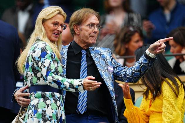 Mandatory Credit: Photo by Javier Garcia Shutterstock (14009601i) Cliff Richard in the Royal Box on Centre Court Wimbledon Tennis Championships, Day 12, The All England Lawn Tennis and Croquet Club, London, UK - 14 Jul 2023 Wimbledon Tennis Championships, Day 12, The All England Lawn Tennis and Croquet Club, London, UK - 14 Jul 2023  Copyright: xJavierxGarcia Shutterstockx 14009601i