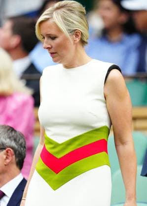 Mandatory Credit: Photo by Javier Garcia Shutterstock (14009601z) Alison Balsom, Lady Mendes, in the Royal Box on Centre Court Wimbledon Tennis Championships, Day 12, The All England Lawn Tennis and Croquet Club, London, UK - 14 Jul 2023 Wimbledon Tennis Championships, Day 12, The All England Lawn Tennis and Croquet Club, London, UK - 14 Jul 2023  Copyright: xJavierxGarcia Shutterstockx 14009601z