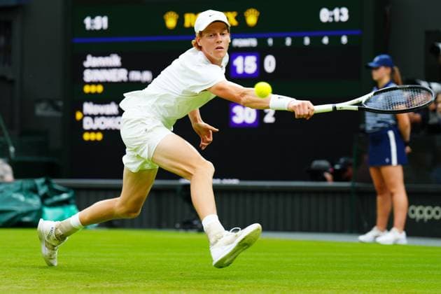 Tennis, Wimbledon, Day 12, Semifinals, Jannik Sinner - Novak Djokovic